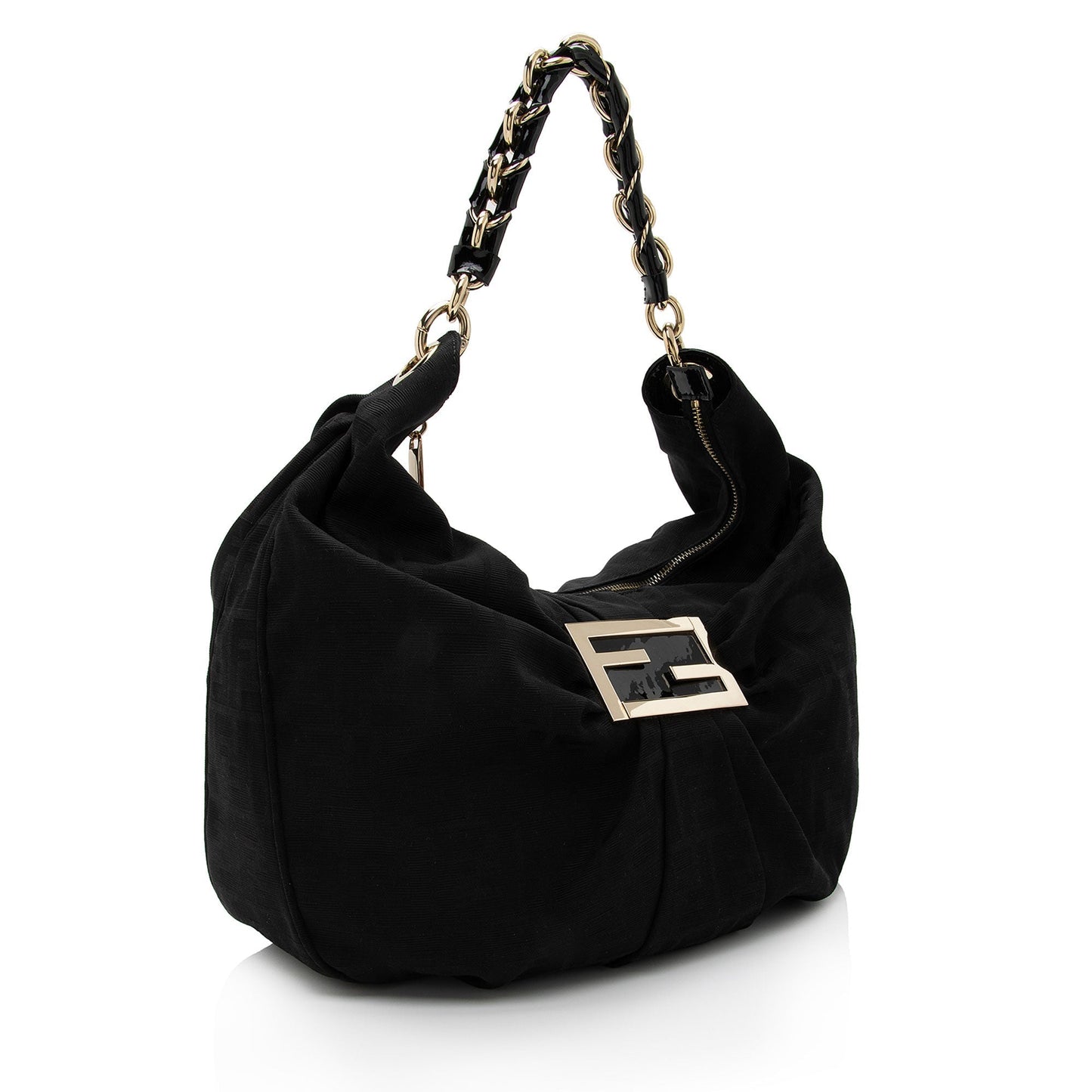 Luxury FendiZucca Mia Hobo (SHF-LewFOt)