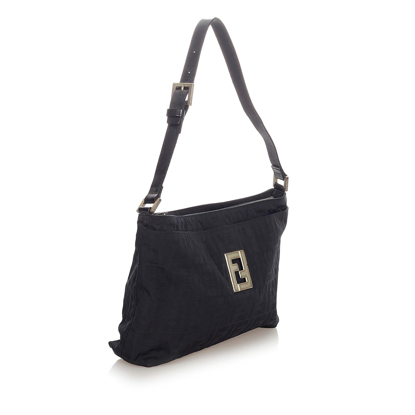 Luxury FendiZucca Nylon Shoulder Bag (SHG-22850)