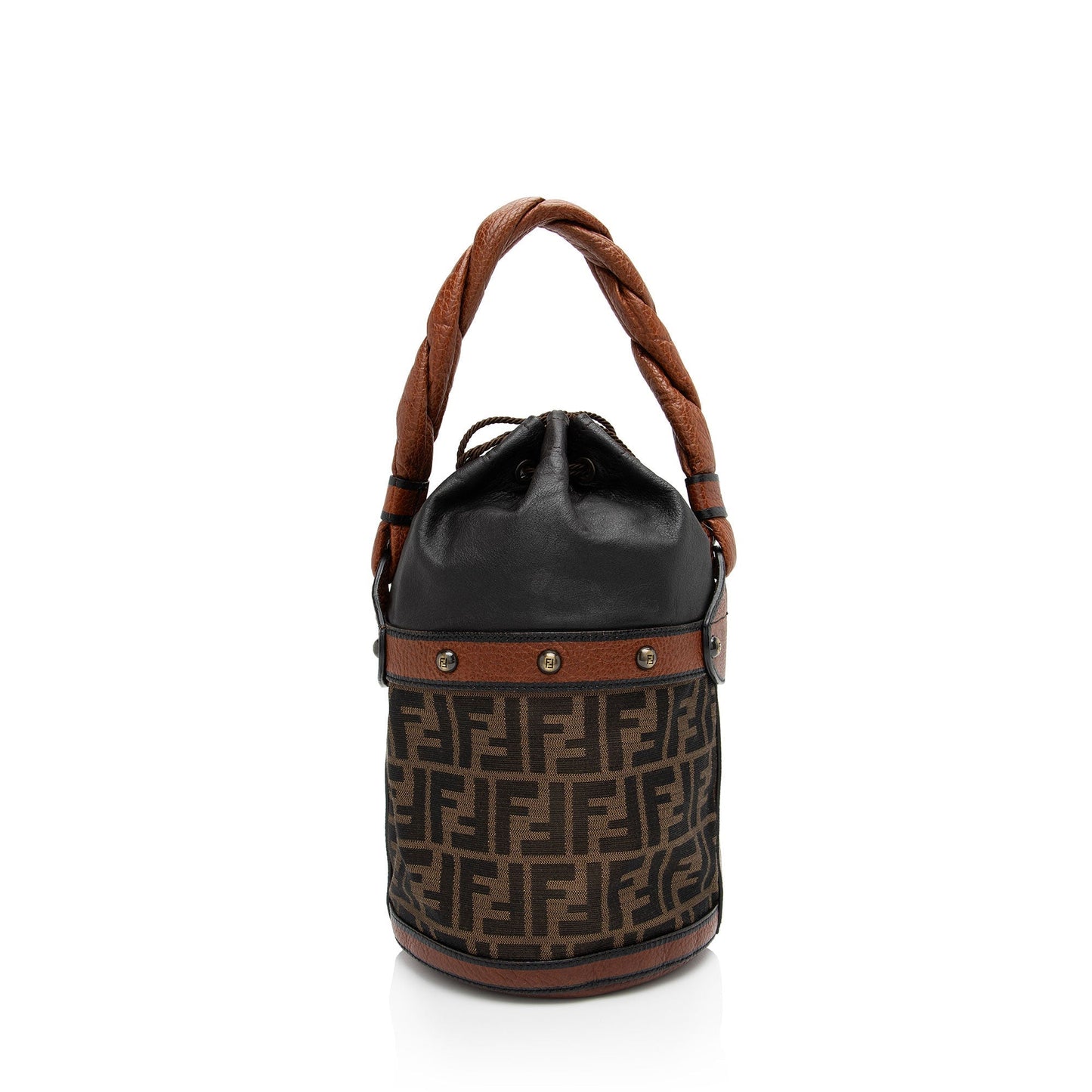 Luxury FendiZucca Palazzo Bucket Bag (SHF-gvIm54)