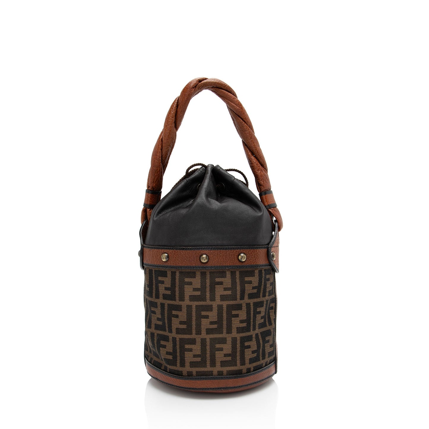 Luxury FendiZucca Palazzo Bucket Bag (SHF-gvIm54)