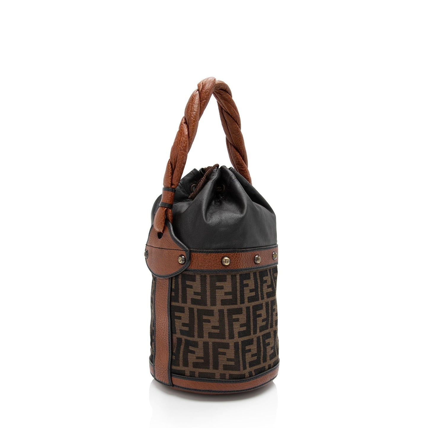 Luxury FendiZucca Palazzo Bucket Bag (SHF-gvIm54)
