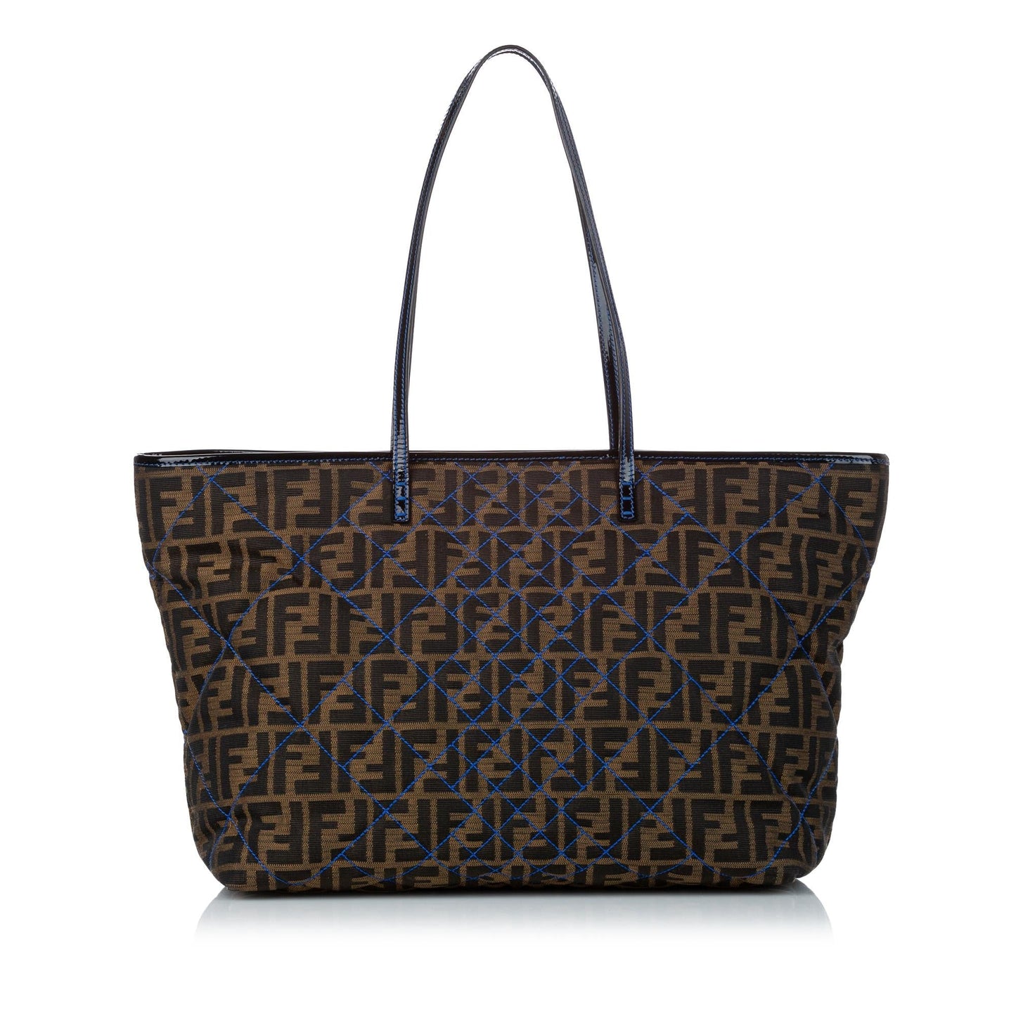 Luxury FendiZucca Roll Quilted Canvas Tote Bag (SHG-30596)