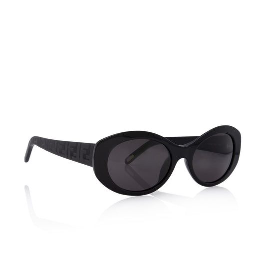 Luxury FendiZucca Round Sunglasses (SHF-MHOMsn)