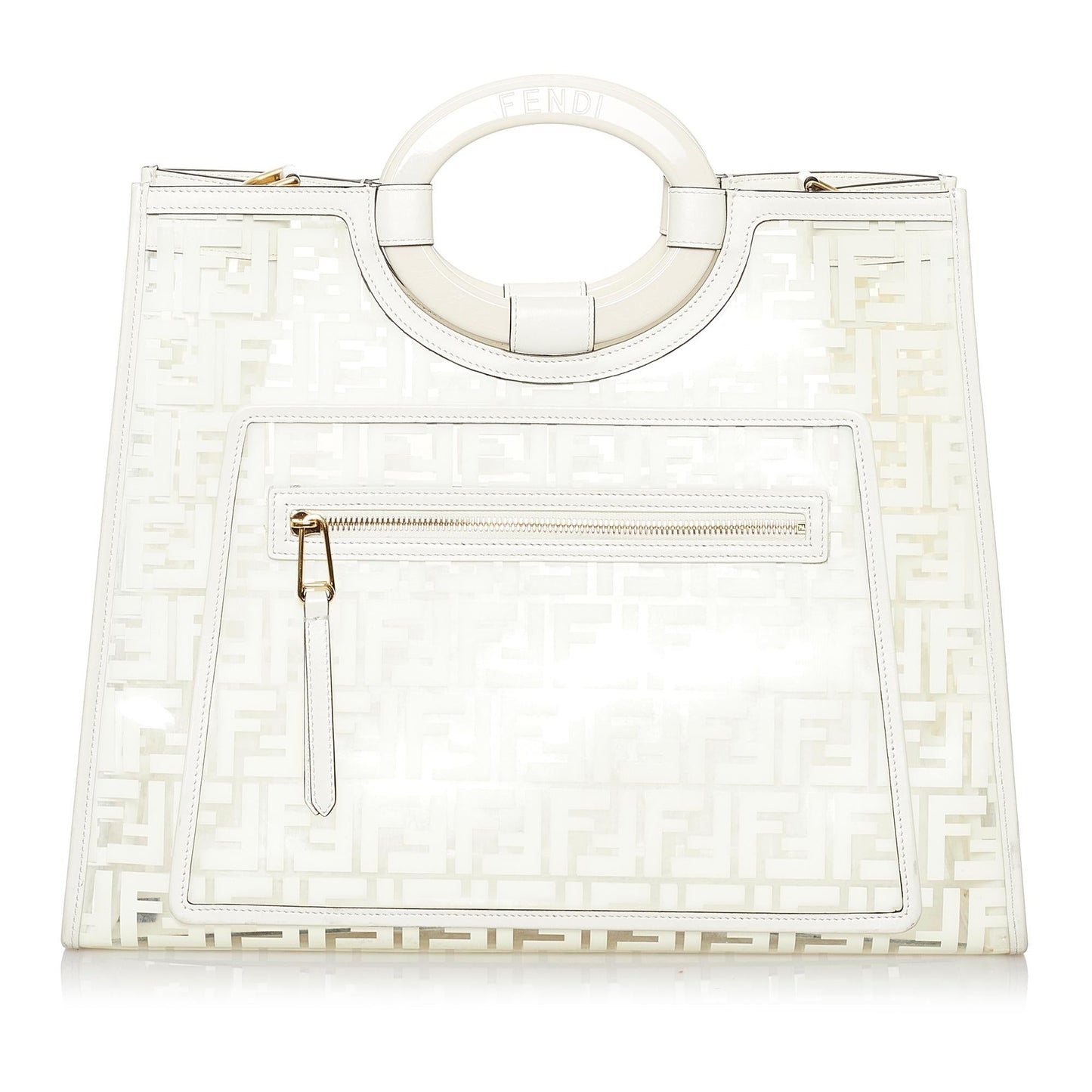 Luxury FendiZucca Runaway Shopper Satchel (SHG-29776)