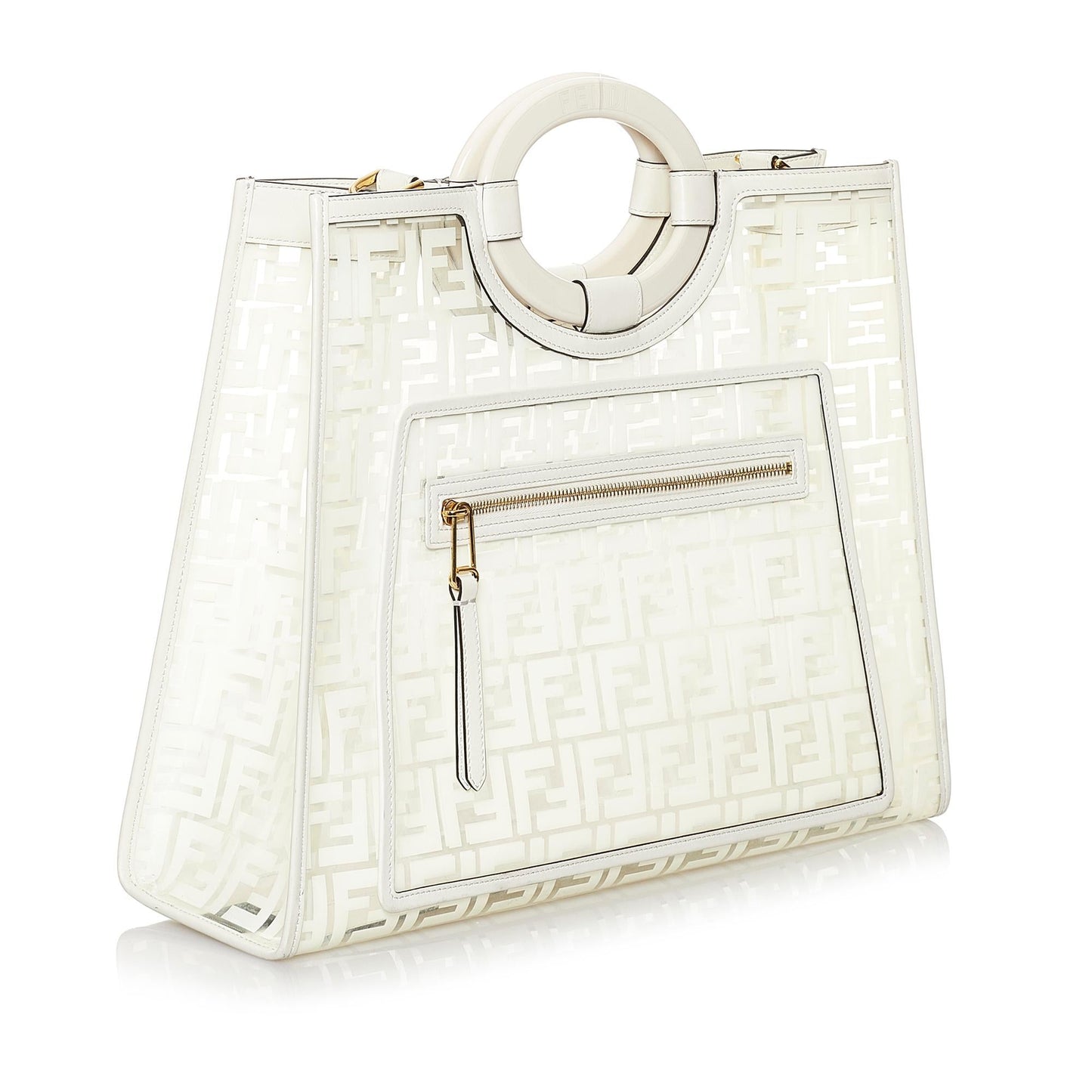 Luxury FendiZucca Runaway Shopper Satchel (SHG-29776)