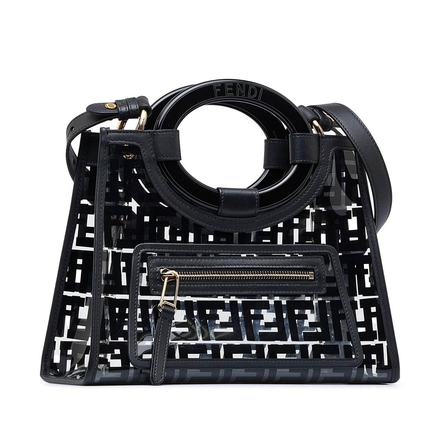 Luxury FendiZucca Runaway Shopper Satchel (SHG-NSRgoS)