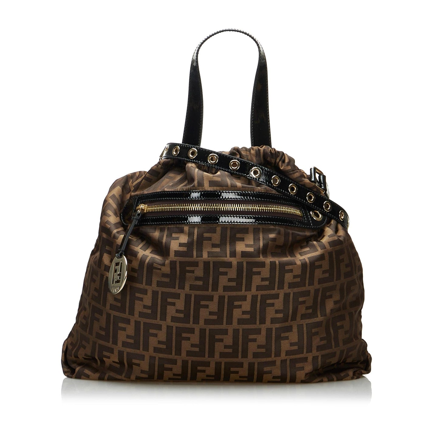 Luxury FendiZucca Satchel (SHG-rS4Dn2)