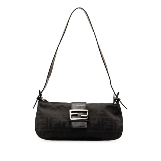 Luxury FendiZucca Shoulder Bag (SHG-BruP35)