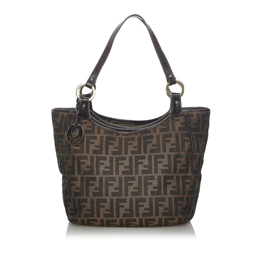Luxury FendiZucca Small Chef Tote Bag (SHG-33941)