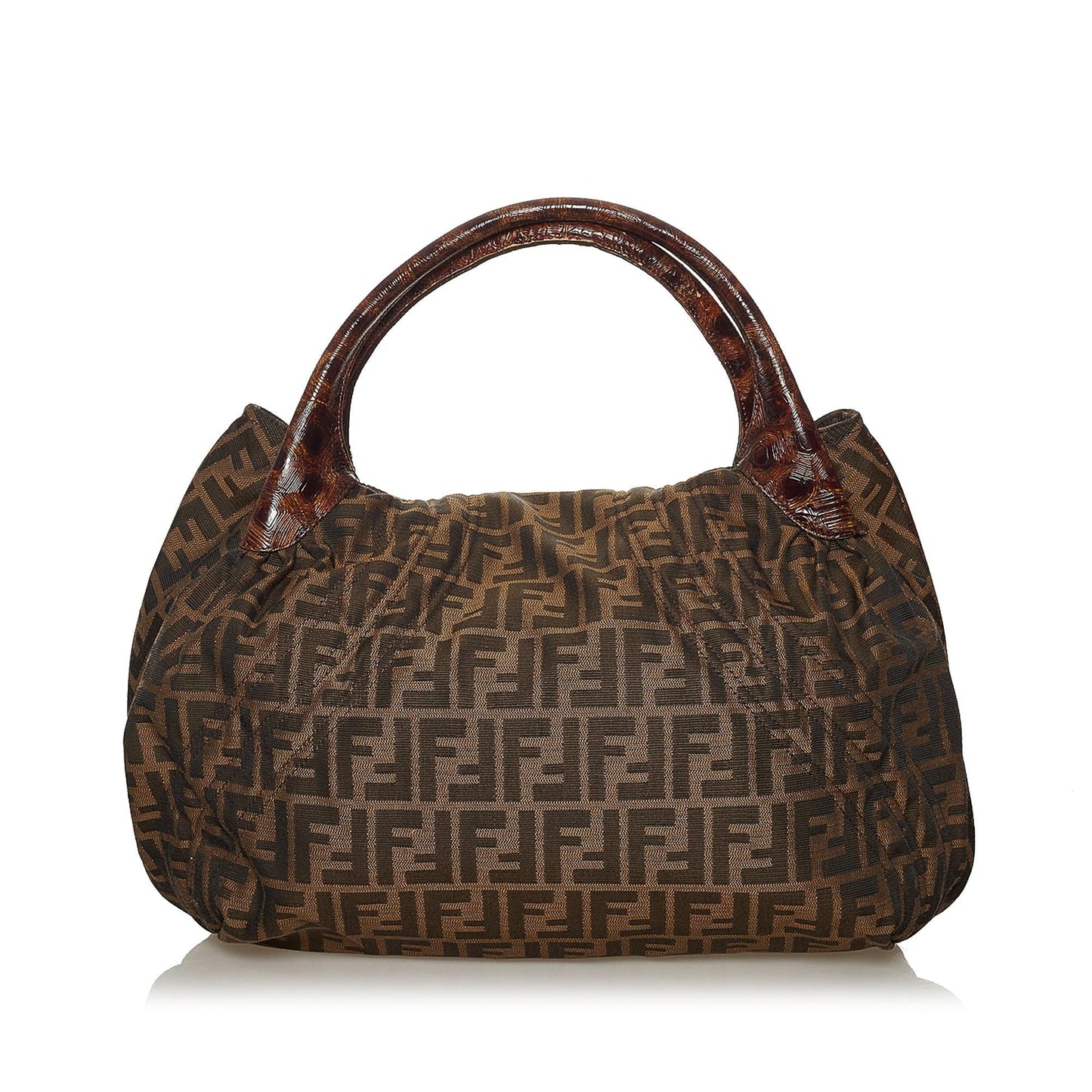 Luxury FendiZucca Spy Canvas Handbag (SHG-28363)
