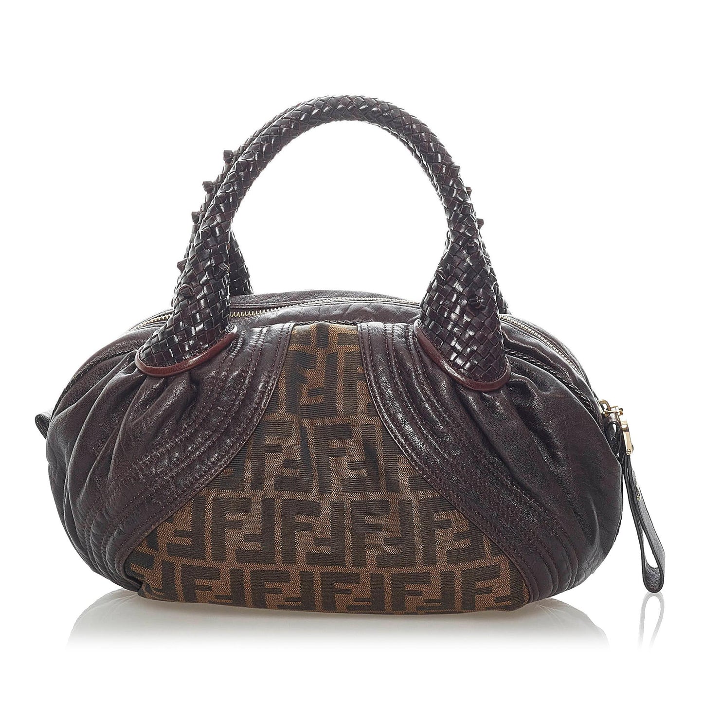 Luxury FendiZucca Spy Canvas Handbag (SHG-33509)