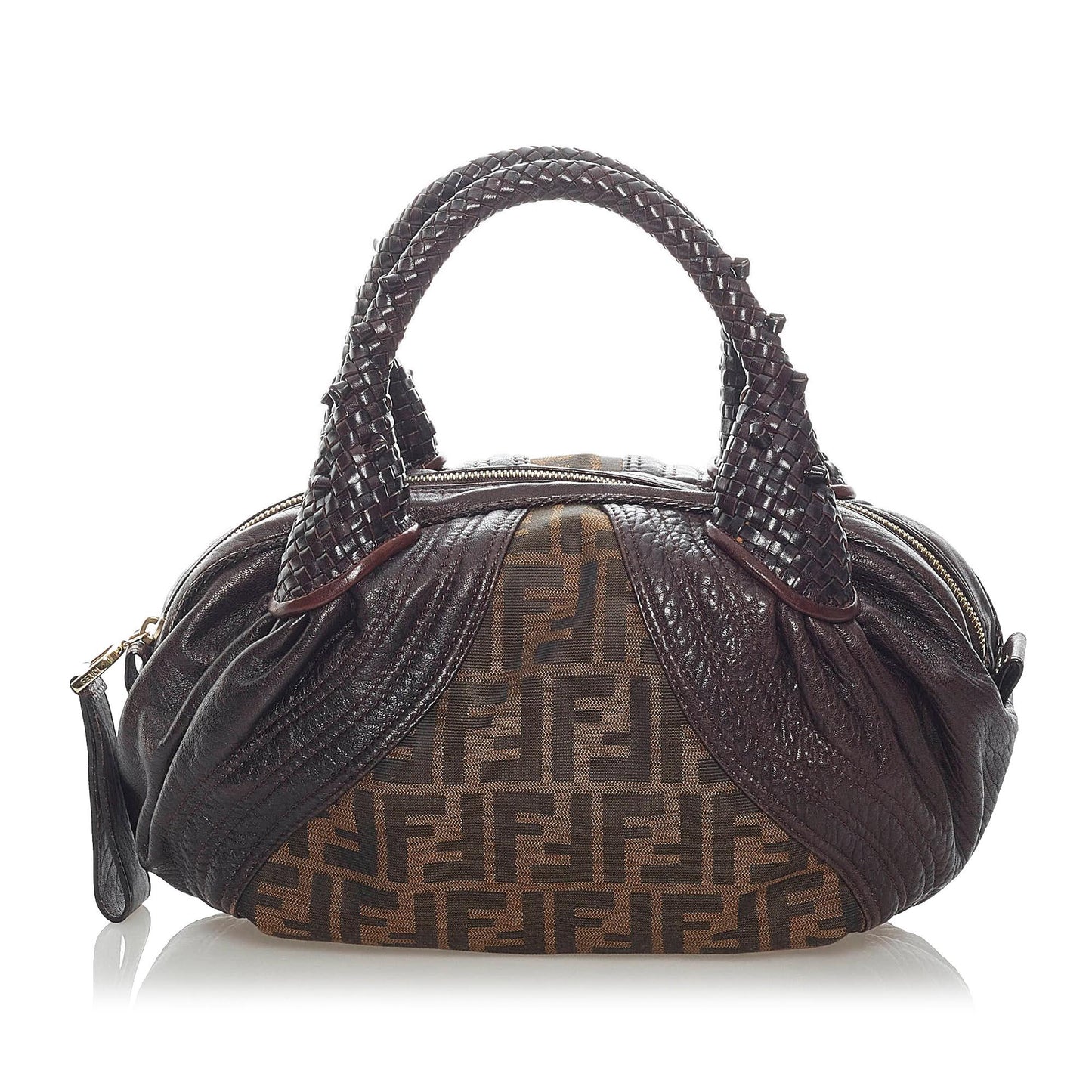 Luxury FendiZucca Spy Canvas Handbag (SHG-33509)