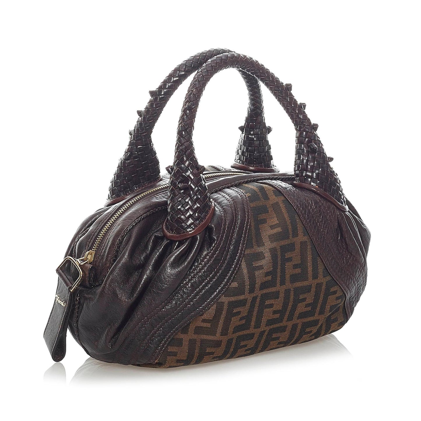 Luxury FendiZucca Spy Canvas Handbag (SHG-33509)