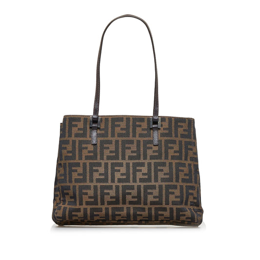 Luxury FendiZucca Tote (SHG-TMHrPJ)