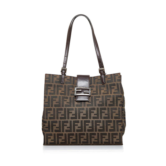 Luxury FendiZucca Tote (SHG-BU7kSK)