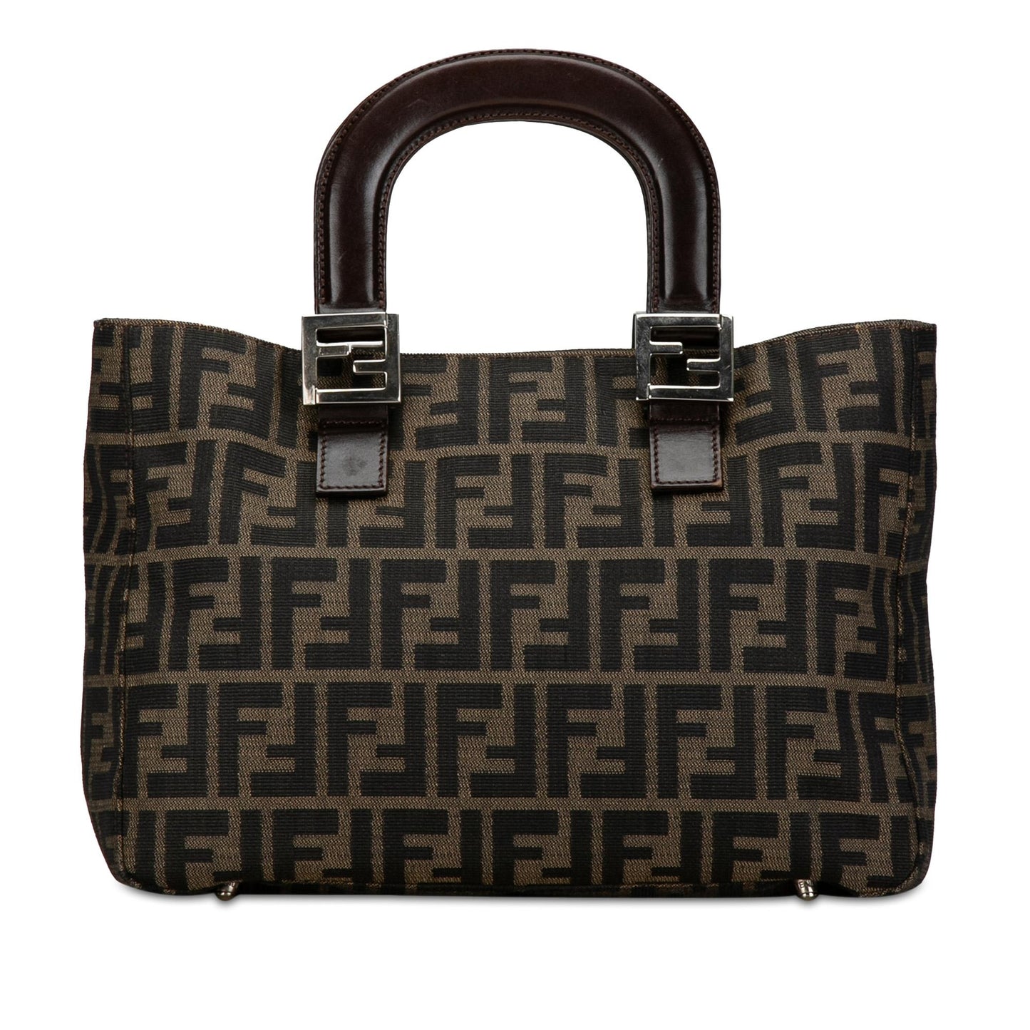 Luxury FendiZucca Twins Canvas Handbag (SHG-OGbi0G)