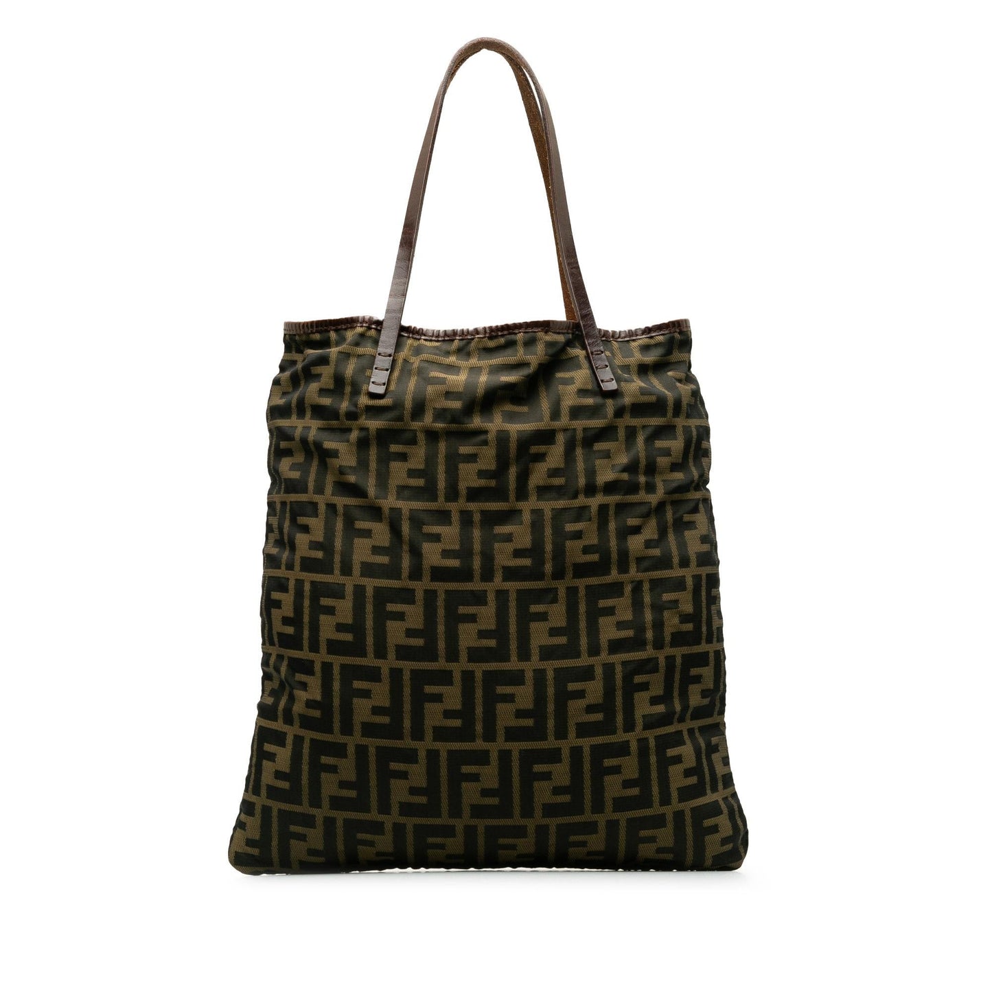 Luxury FendiZucca Vertical Tote (SHG-vPGOy2)
