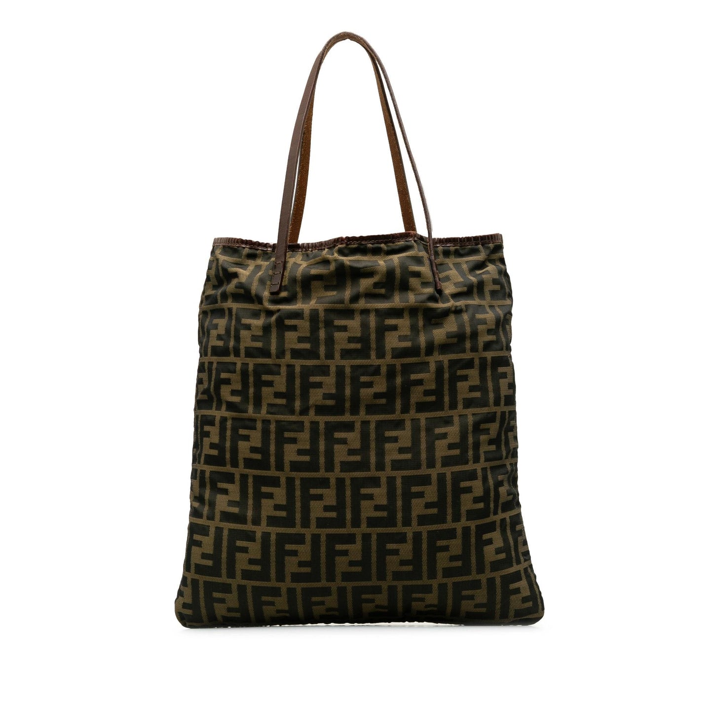 Luxury FendiZucca Vertical Tote (SHG-vPGOy2)