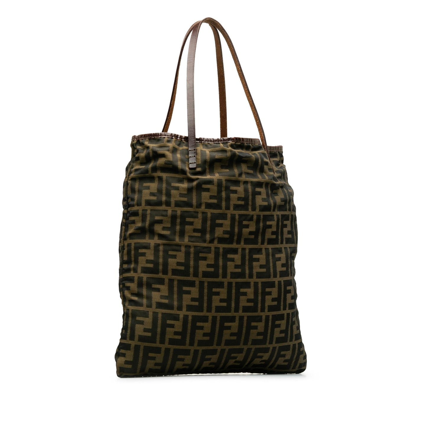 Luxury FendiZucca Vertical Tote (SHG-vPGOy2)