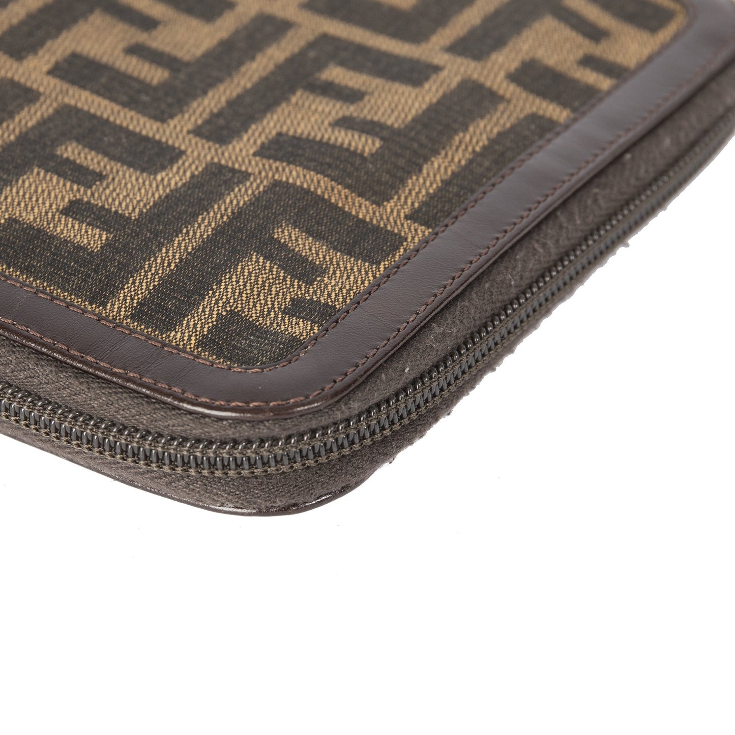Fendi Zucca Zip Agenda