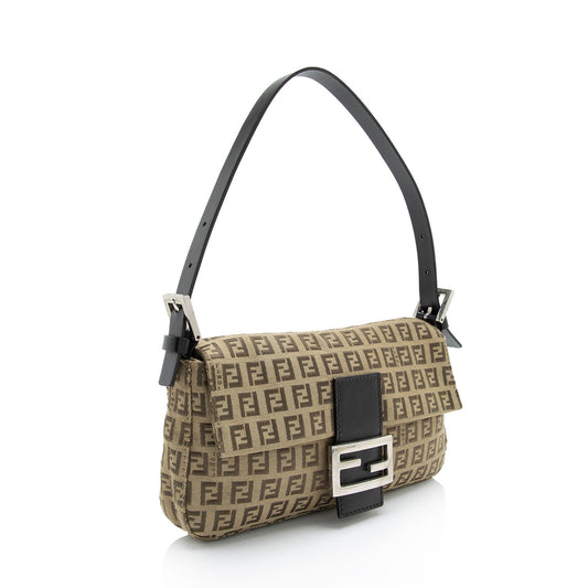 Luxury FendiZucchino Baguette Shoulder Bag (SHF-cdP0VZ)