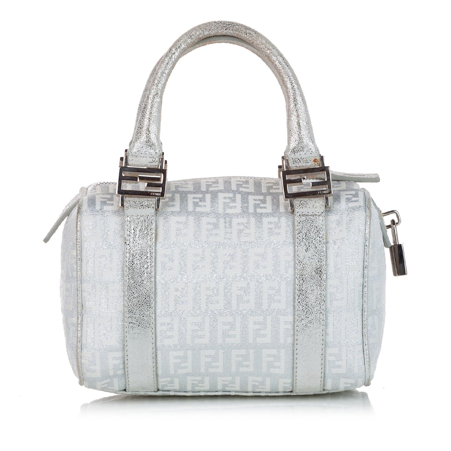 Luxury FendiZucchino Canvas Boston Bag (SHG-28234)