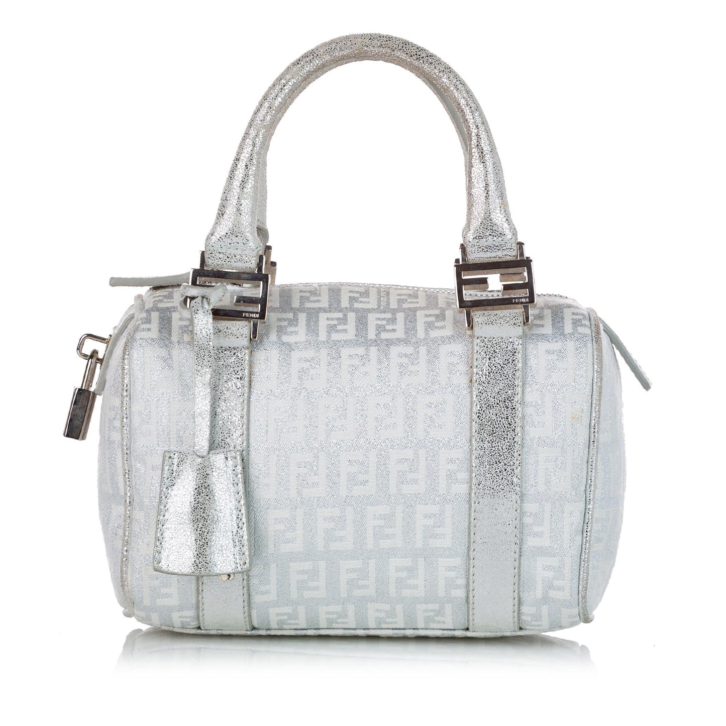 Luxury FendiZucchino Canvas Boston Bag (SHG-28234)