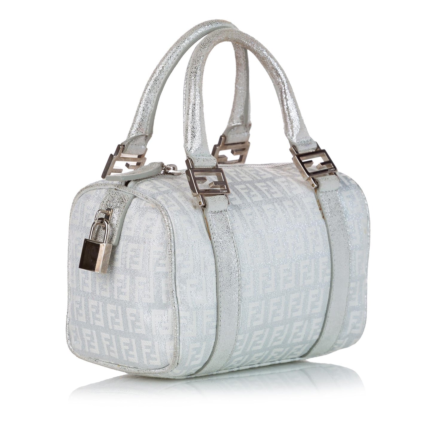 Luxury FendiZucchino Canvas Boston Bag (SHG-28234)