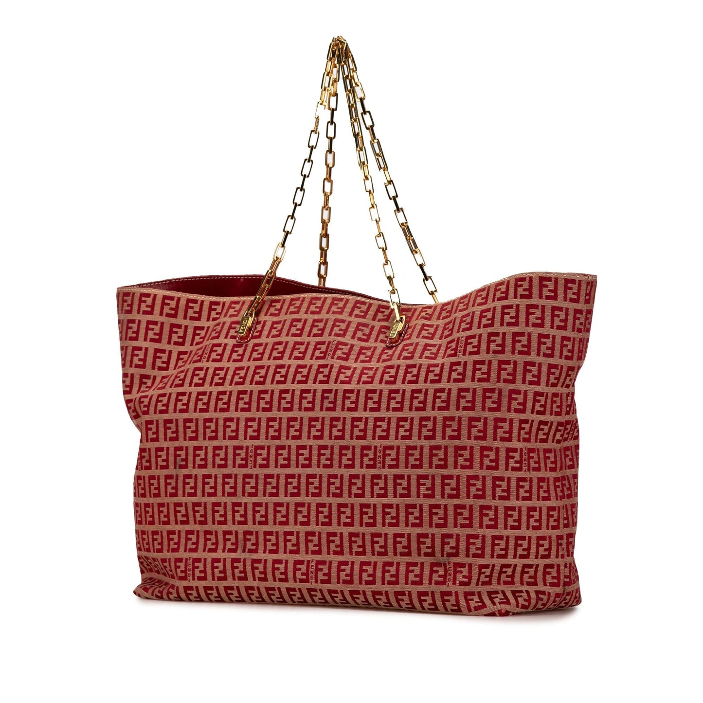 Luxury FendiZucchino Canvas Chain Tote (SHG-I1242i)