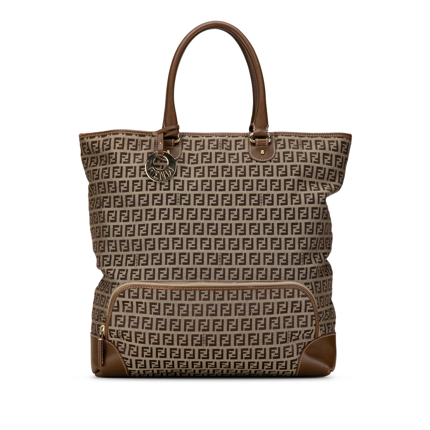 Luxury FendiZucchino Canvas Chef Shopping Tote (SHG-ZlUSCk)