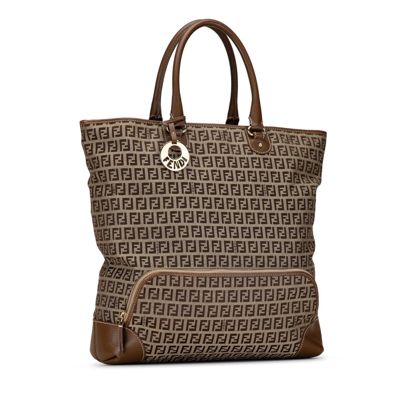 Luxury FendiZucchino Canvas Chef Shopping Tote (SHG-ZlUSCk)