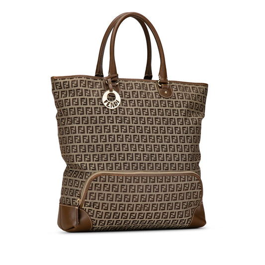 Luxury FendiZucchino Canvas Chef Shopping Tote (SHG-ZlUSCk)
