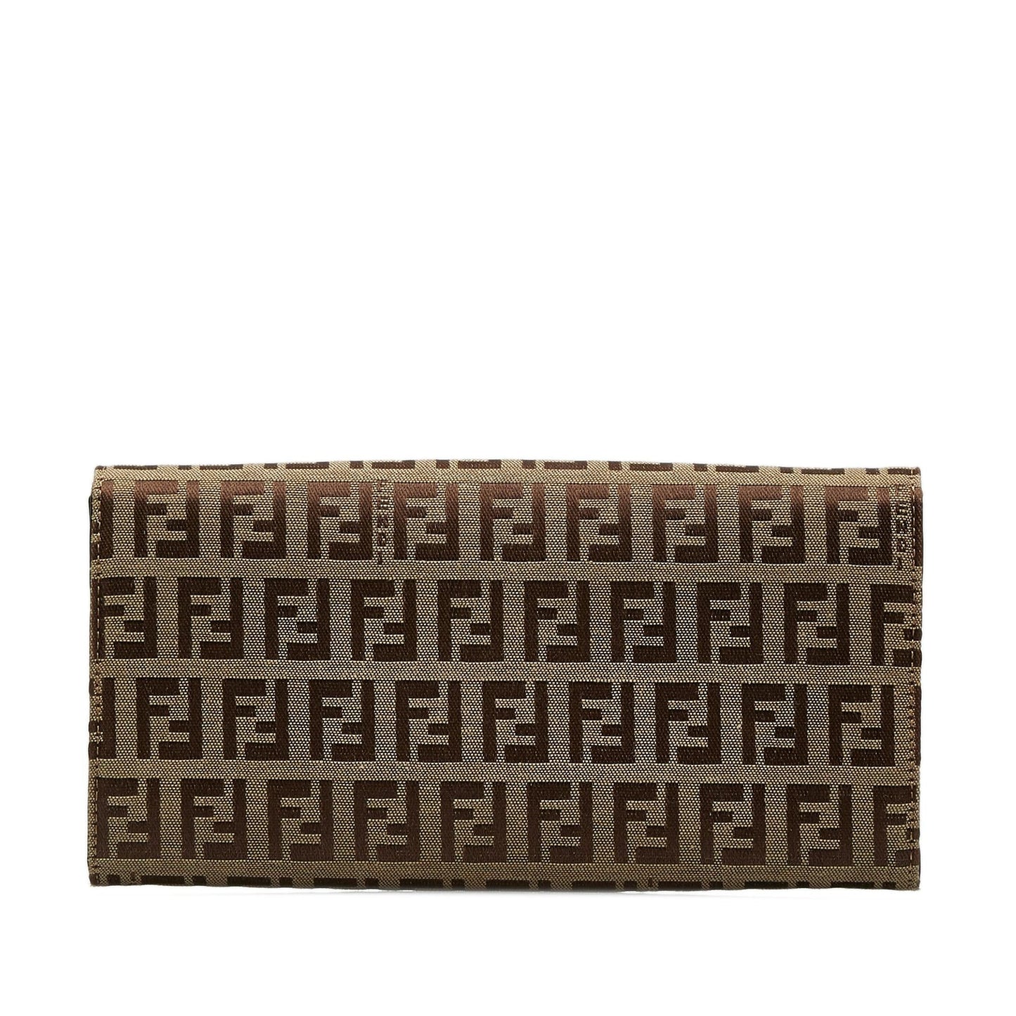 Luxury FendiZucchino Canvas Continental Wallet (SHG-RPVF6U)