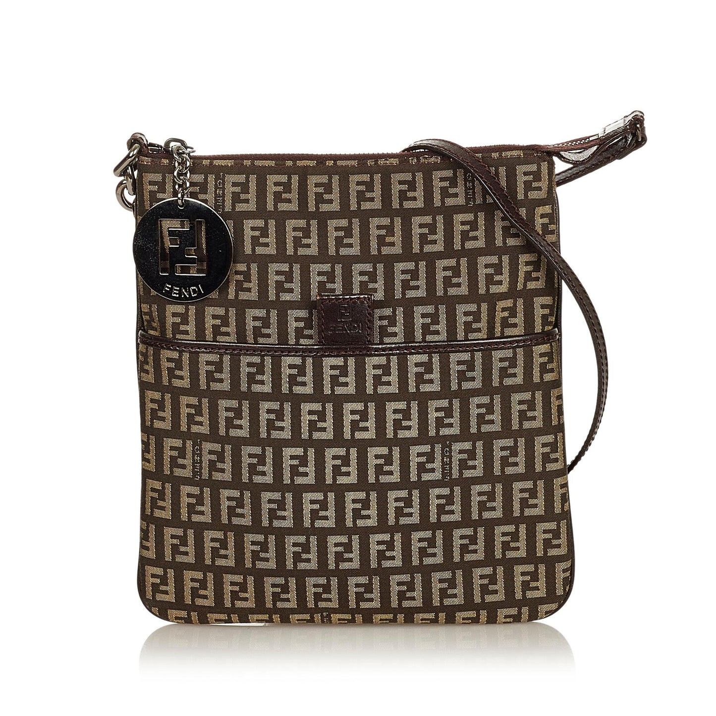 Luxury FendiZucchino Canvas Crossbody Bag (SHG-26620)