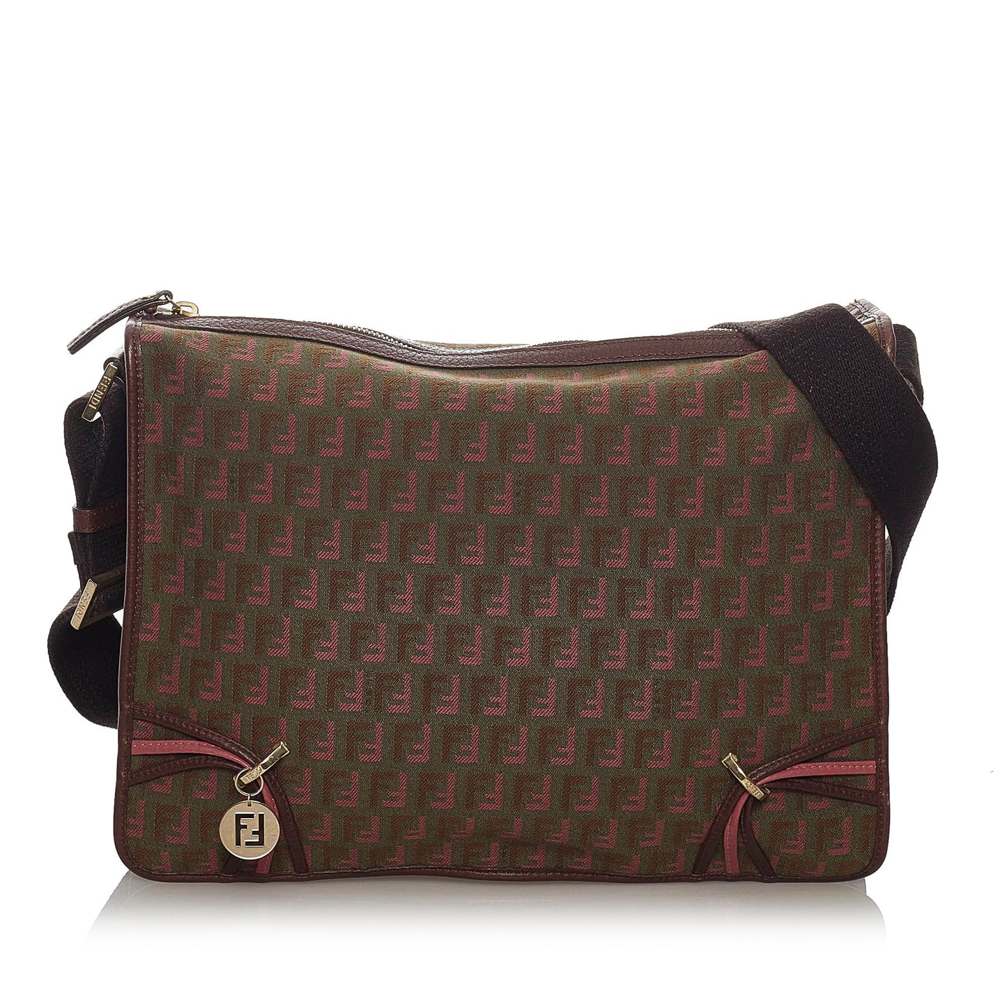 Luxury FendiZucchino Canvas Crossbody Bag (SHG-28797)