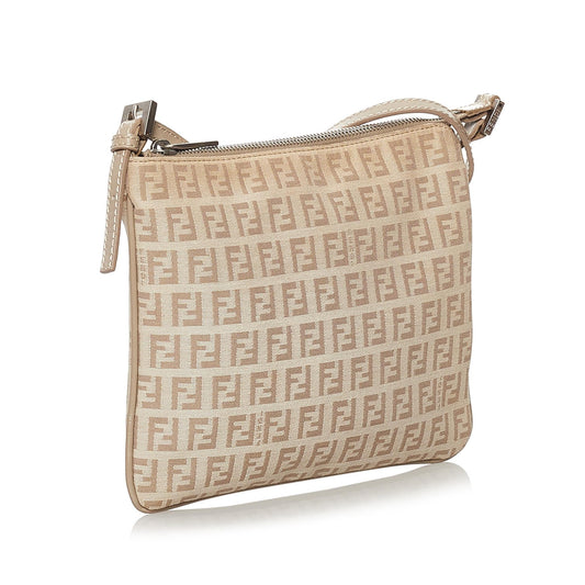 Luxury FendiZucchino Canvas Crossbody Bag (SHG-31621)