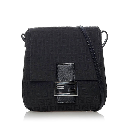 Luxury FendiZucchino Canvas Crossbody Bag (SHG-7fKD8B)