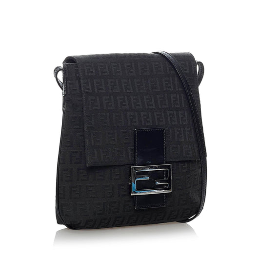 Luxury FendiZucchino Canvas Crossbody Bag (SHG-7fKD8B)