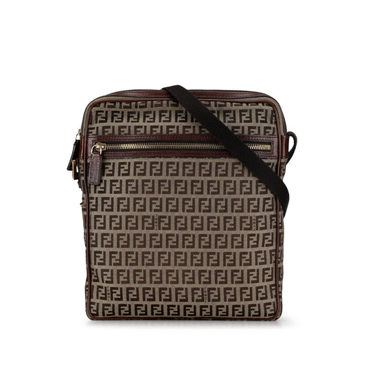 Luxury FendiZucchino Canvas Crossbody (SHG-d5nFz0)