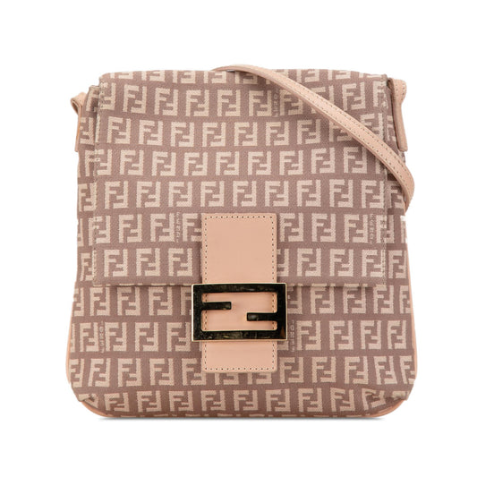 Luxury FendiZucchino Canvas Crossbody (SHG-BGFNkW)