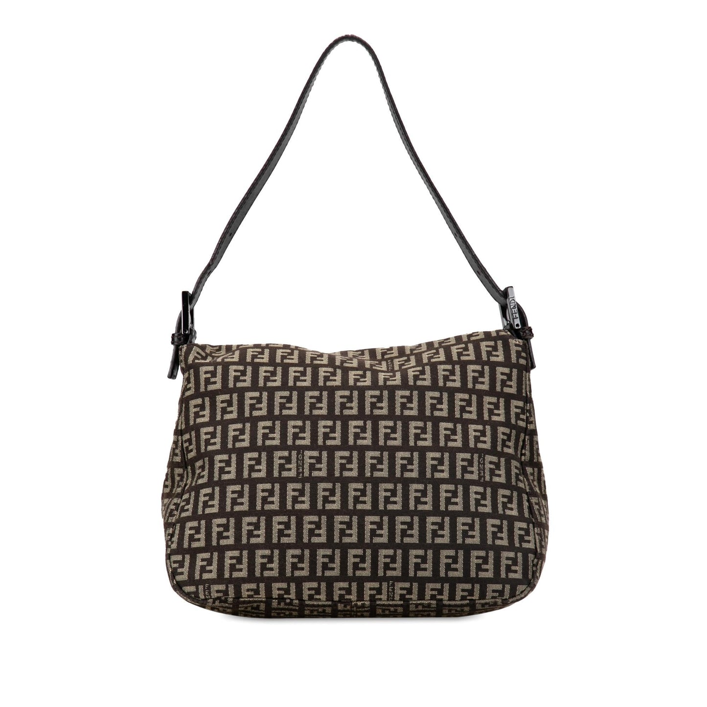 Luxury FendiZucchino Canvas Double Flap Mamma (SHG-R2s1ys)