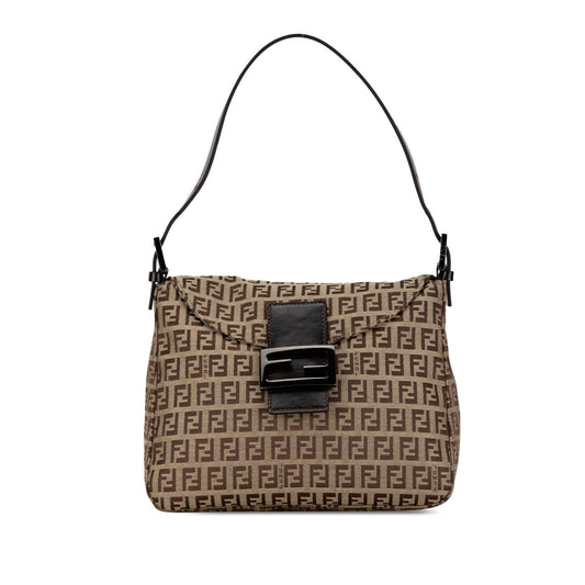 Luxury FendiZucchino Canvas Double Flap Mamma (SHG-c6gWq6)