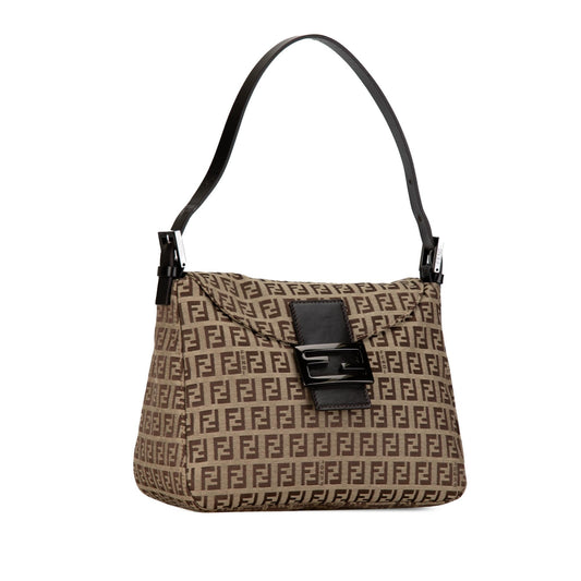 Luxury FendiZucchino Canvas Double Flap Mamma (SHG-c6gWq6)