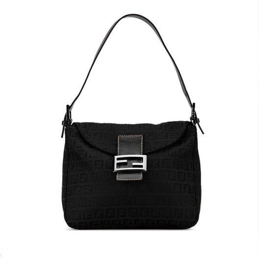 Luxury FendiZucchino Canvas Double Flap Mamma (SHG-gMXeou)
