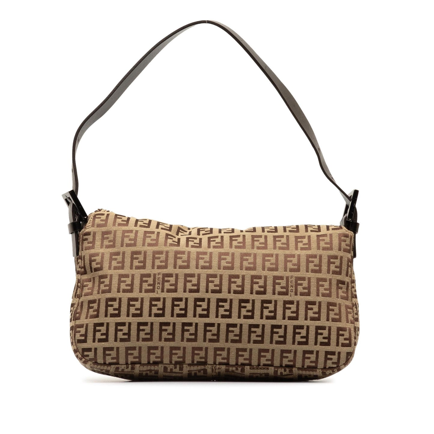 Luxury FendiZucchino Canvas Double Flap Shoulder Bag (SHG-dmMzhN)