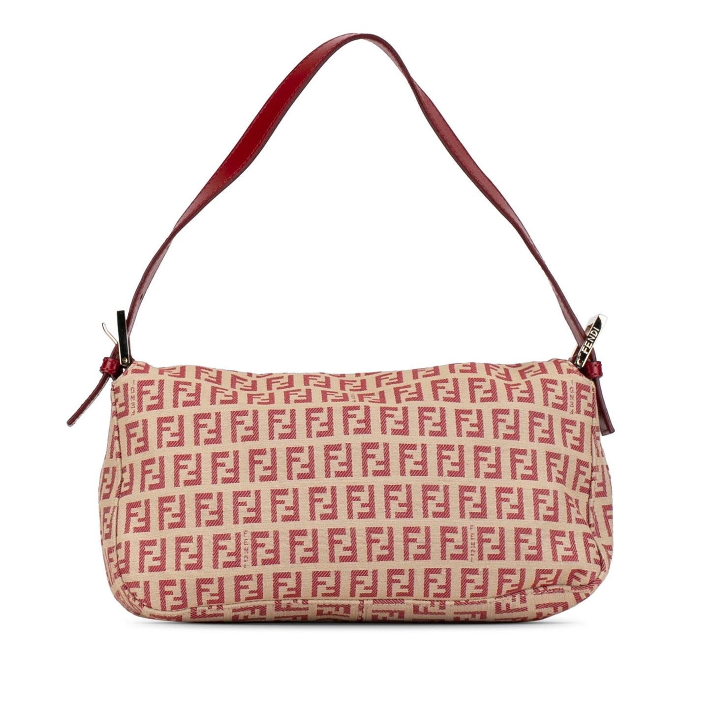 Luxury FendiZucchino Canvas Double Flap Shoulder Bag (SHG-FSL5cl)