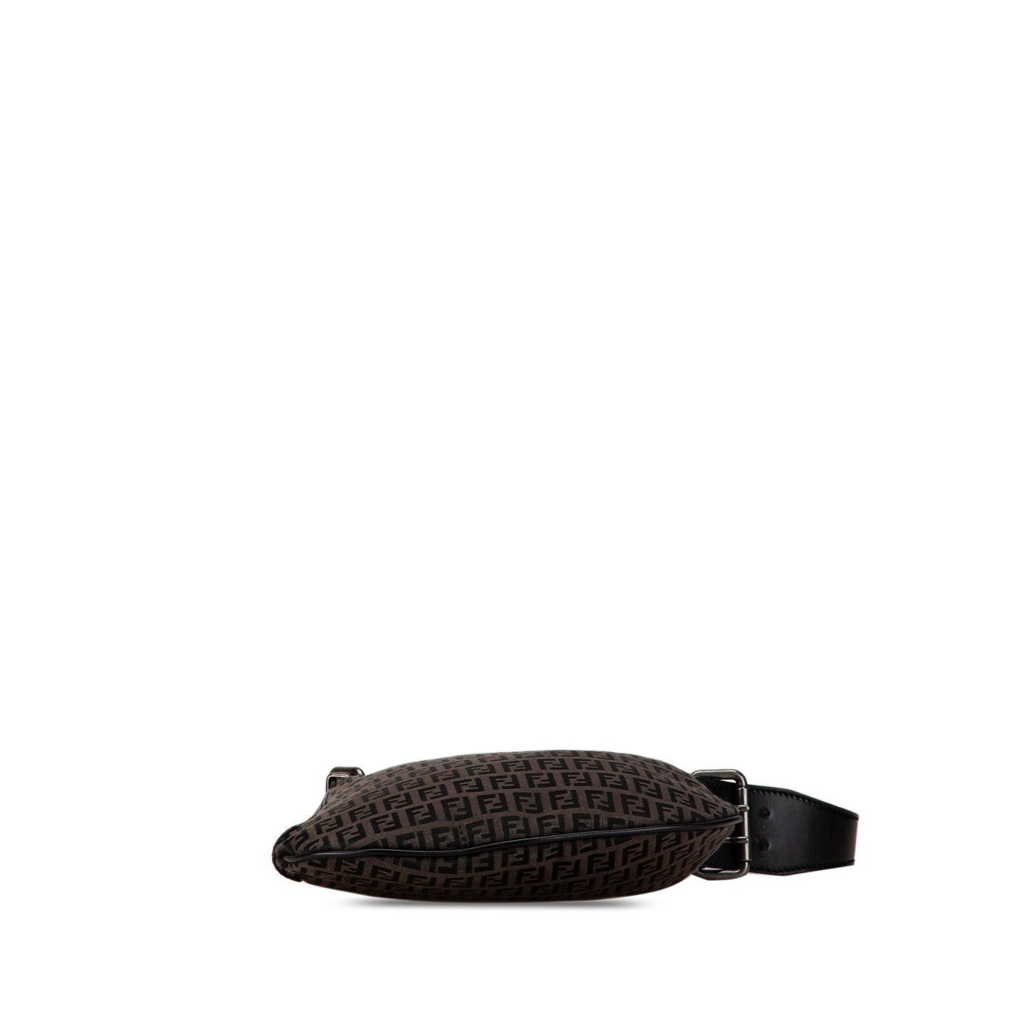 Luxury FendiZucchino Canvas Oyster Shoulder Bag (SHG-MyLE1w)