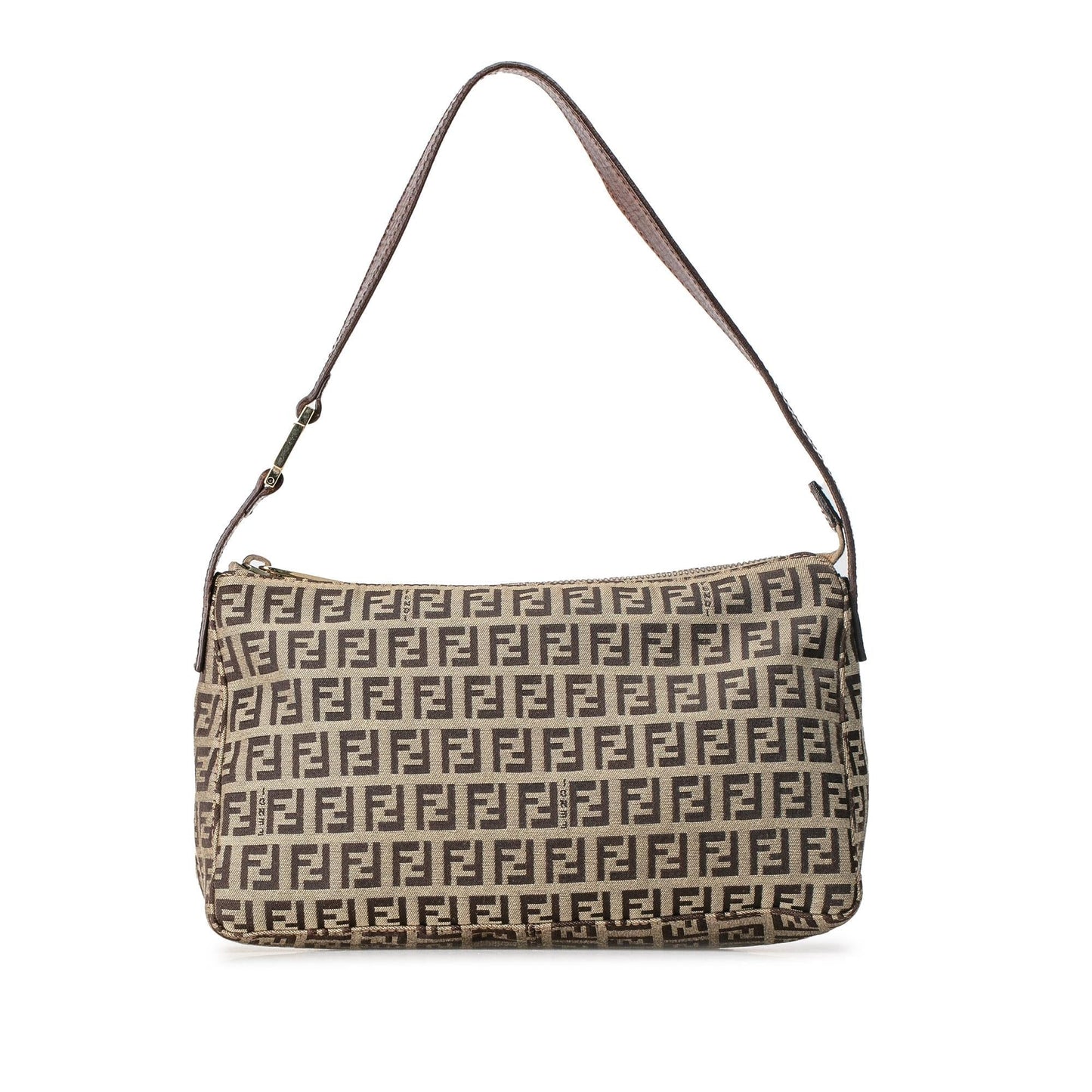 Luxury FendiZucchino Canvas Pochette (SHG-TSIgaH)