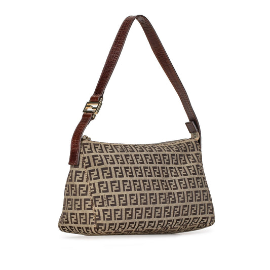 Luxury FendiZucchino Canvas Pochette (SHG-TSIgaH)