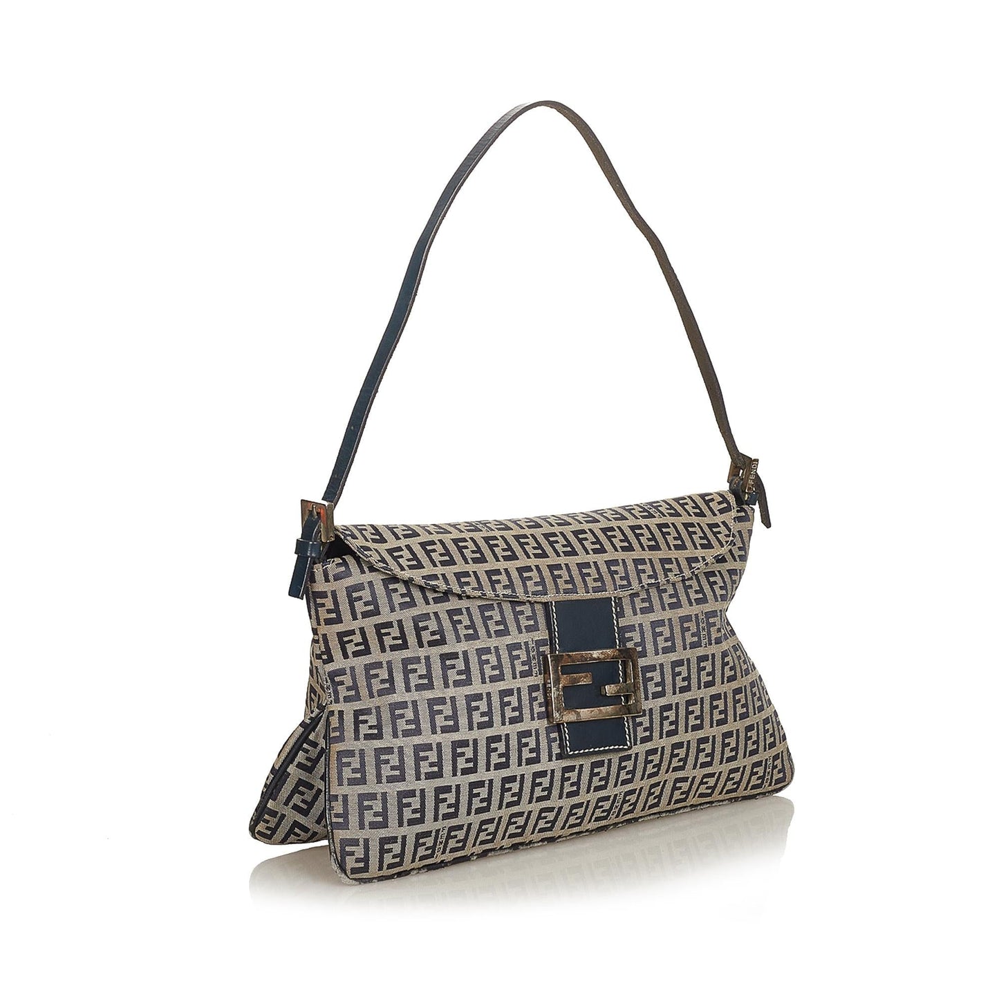 Luxury FendiZucchino Canvas Shoulder Bag (SHG-26235)